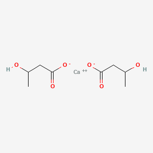 Chemical structure of Calcium 3-hydroxybutyrate