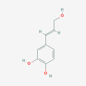 Chemical structure of Caffeoyl alcohol