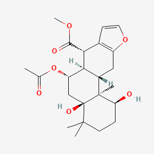 Chemical structure of Caesalpine A