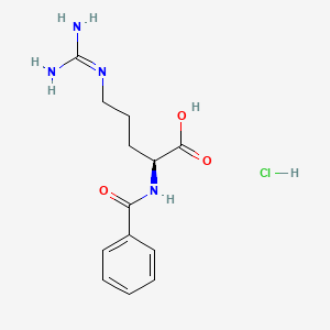 Chemical structure of BZ-DL-ARG-OH Hydrochloride