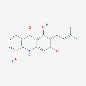 Chemical structure of BuxifoliadineC