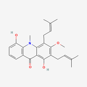 Chemical structure of Buxifoliadine A