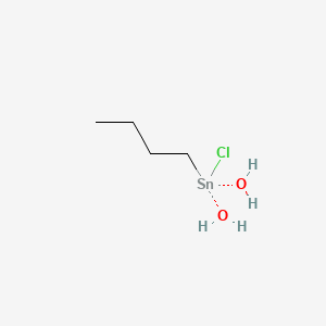 Chemical structure of Butyltin Chloride Dihydroxide