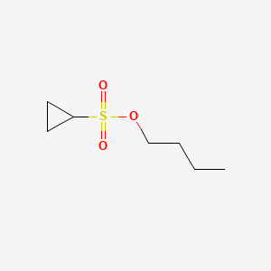 Chemical structure of Butyl cyclopropanesulfonate