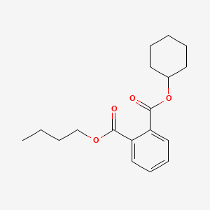 Chemical structure of Butyl cyclohexyl phthalate