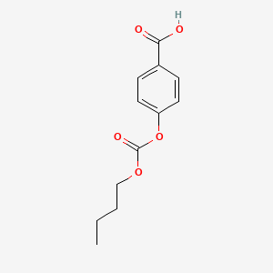 Chemical structure of Butyl 4-Carboxyphenyl Carbonate