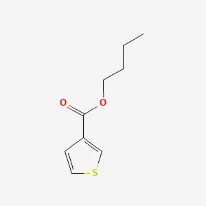 Chemical structure of Butyl 3-Thiophenecarboxylate