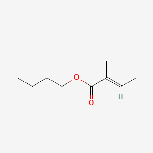 Chemical structure of Butyl angelate