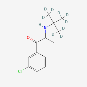 Chemical structure of Bupropion D9