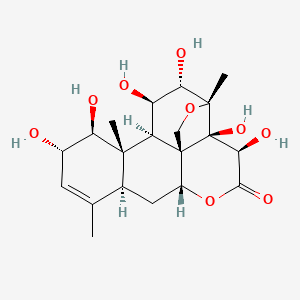 Chemical structure of Brucein E