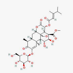 Chemical structure of Bruceantinoside A