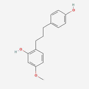 Chemical structure of Broussonin A