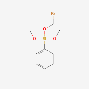 Chemical structure of BROMOPHENYLTRIMETHOXYSILANE