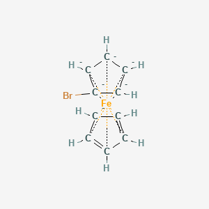 Chemical structure of Bromoferrocene