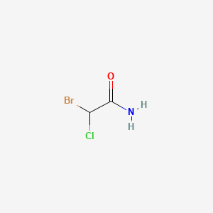 Chemical structure of Bromochloroacetamide