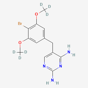 Chemical structure of Brodimoprim-d6