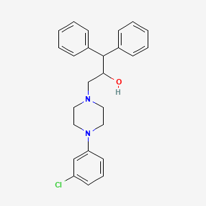 Chemical structure of BRL-15572 free