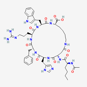 Chemical structure of BREMELANOTIDE