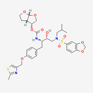 Chemical structure of Brecanavir