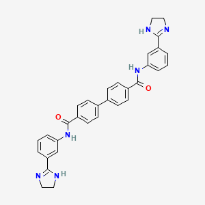 Chemical structure of BPH-1358 free base