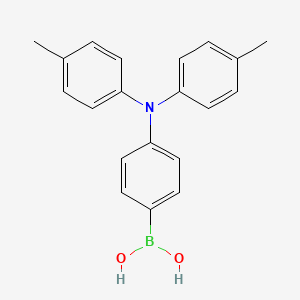 Chemical structure of [4-[Bis(4-methylphenyl)amino]phenyl]boronic acid