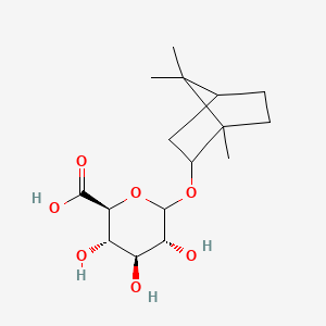 Chemical structure of Borneol glucuronide