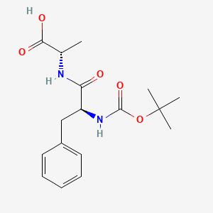 Chemical structure of BOC-PHE-ALA-OH