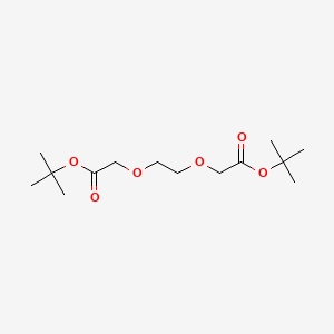 Chemical structure of Boc-PEG1-Boc