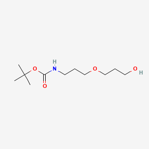 Chemical structure of Boc-NH-PPG2