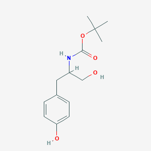 Chemical structure of Boc-L-Tyr-ol