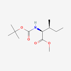 Chemical structure of Boc-Ile-Ome