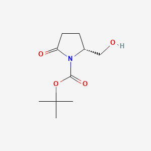 Chemical structure of Boc-D-Pyroglutaminol