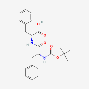 Chemical structure of Boc-D-Phe-Phe