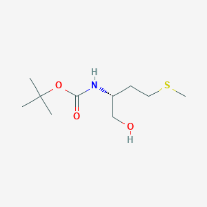 Chemical structure of Boc-D-Met-ol
