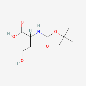 Chemical structure of Boc-DL-Homoser-OH