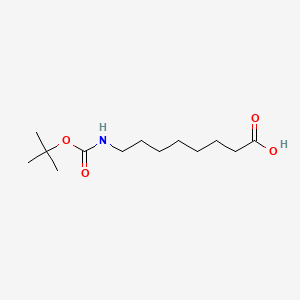 Chemical structure of Boc-8-Aoc-OH
