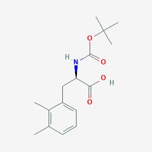 Chemical structure of Boc-2,3-Dimethyl-D-phenylalanine