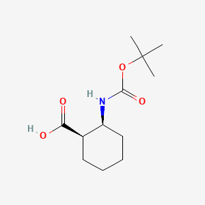 Chemical structure of BOC-1,2-CIS-ACHC-OH