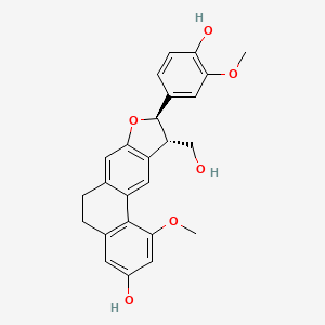 Chemical structure of Bletillatin A