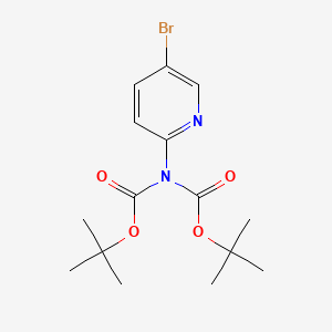 Chemical structure of Bi-Tert-Butyl (5-Bromopyridin-2-Yl)Carbamate