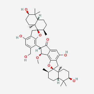 Chemical structure of Stachartarin B