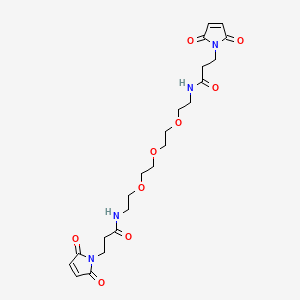 Chemical structure of Bis-Mal-PEG3