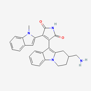 Chemical structure of Bisindoylmaleimide X