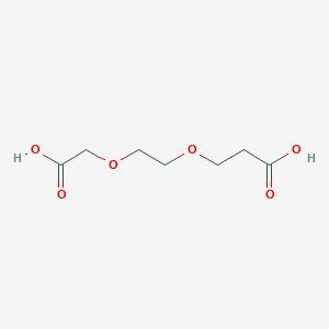 Chemical structure of Bis-CH2-PEG2-acid