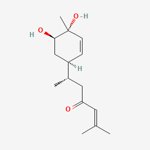 Chemical structure of Bisacurone C