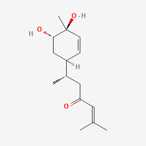 Chemical structure of Bisacurone