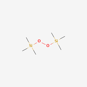 Chemical structure of BIS(TRIMETHYLSILYL)PEROXIDE
