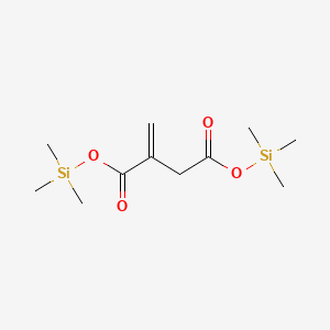 Chemical structure of BIS(TRIMETHYLSILYL)ITACONATE