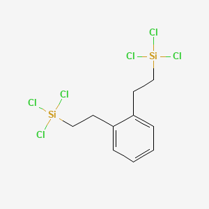 Chemical structure of BIS(TRICHLOROSILYLETHYL)BENZENE
