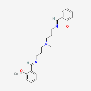 Chemical structure of Bis(salicylideniminato-3-propyl)methylaminocobalt(II)
